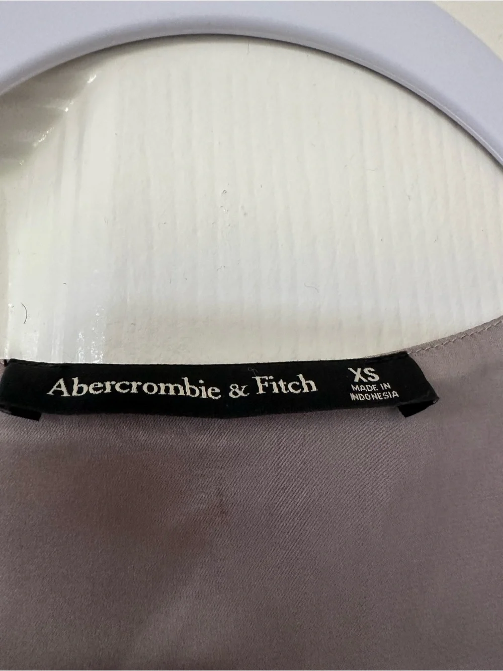 Abercrombie & Fitch Flutter Sleeve Satin Maxi Dress in Grey Floral Deep V Neck